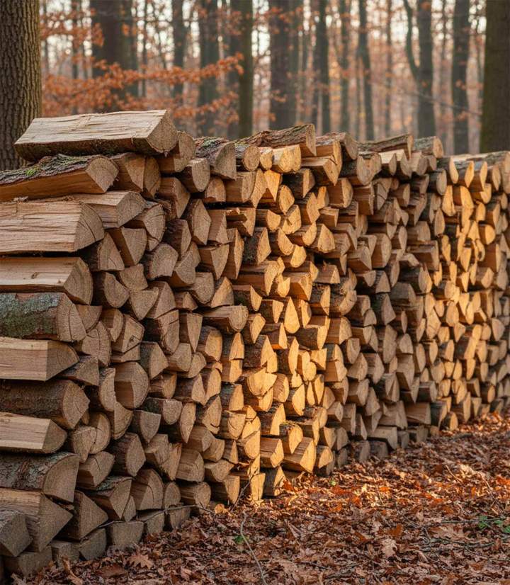 Stockage de bois de chauffage Plaisir
